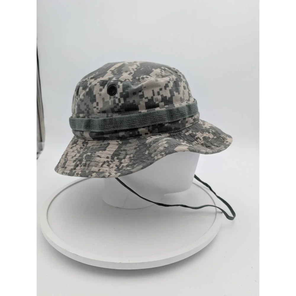 US Army ACU UCP Digital Camo Boonie Hat Size 7.25 Medium Type IV Sun Hat